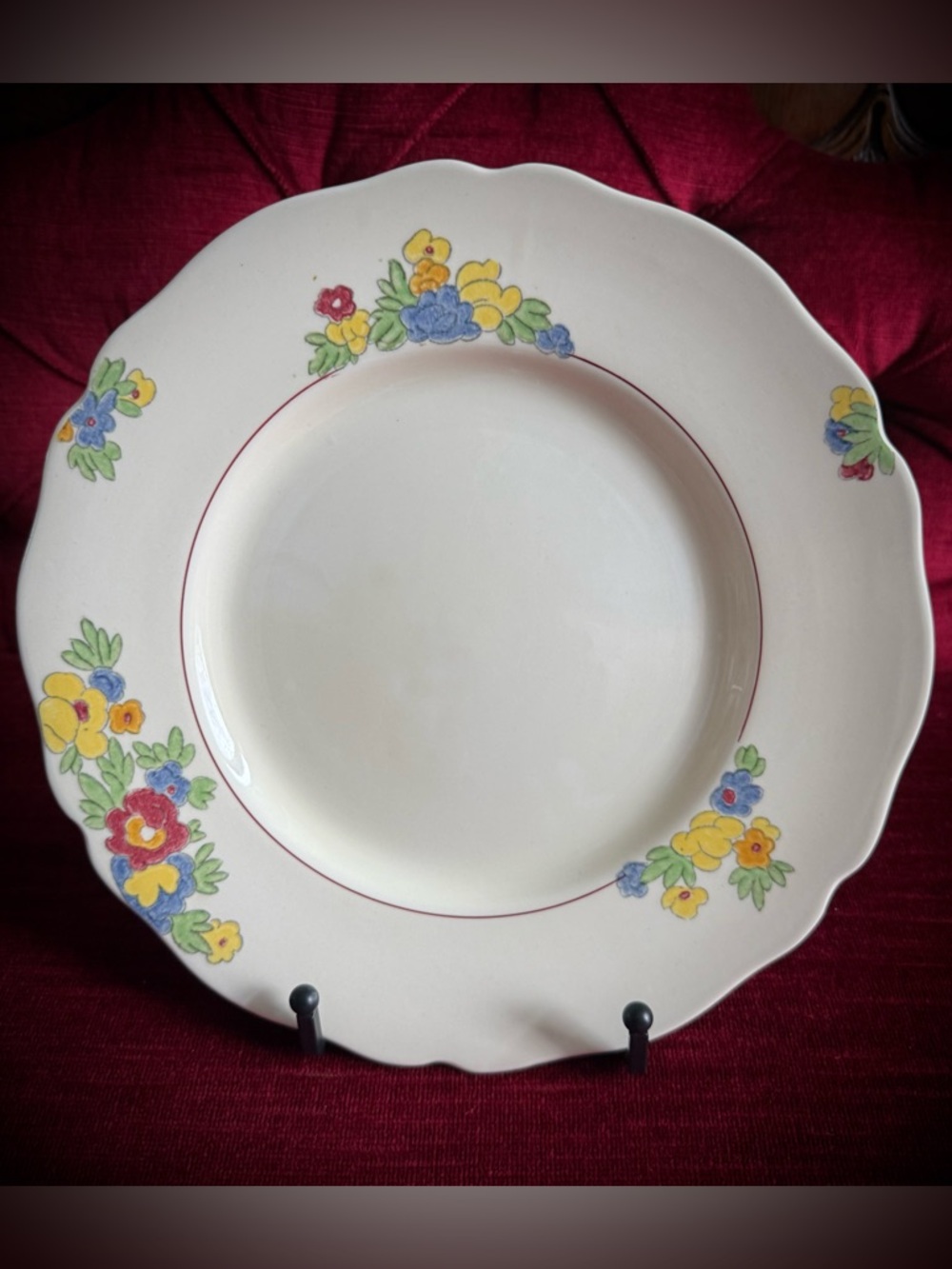 Royal Doulton Minden D5334 Luncheon Plate, 1933-1959, EVC
